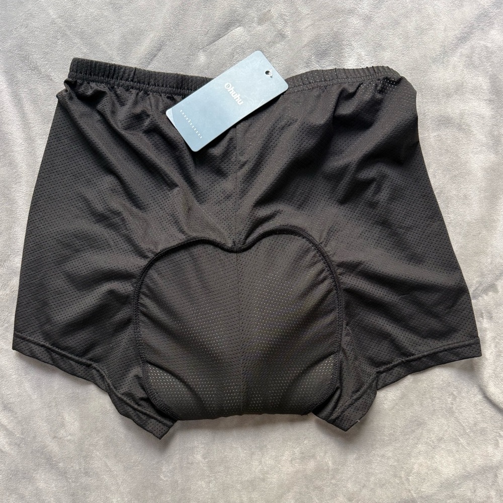 Riding Briefs - Padded Black Men's Briefs